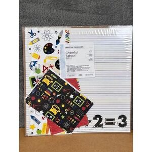 Creative Memories Cheerful School Additions 12x12 Scrapbook Kit Retired‎ NOS